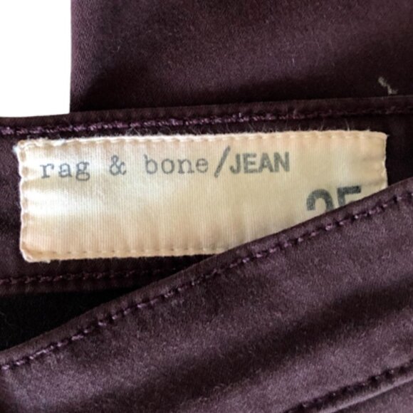 Rag & Bone Legging Jeans in Mulberry 25 - Picture 2 of 6